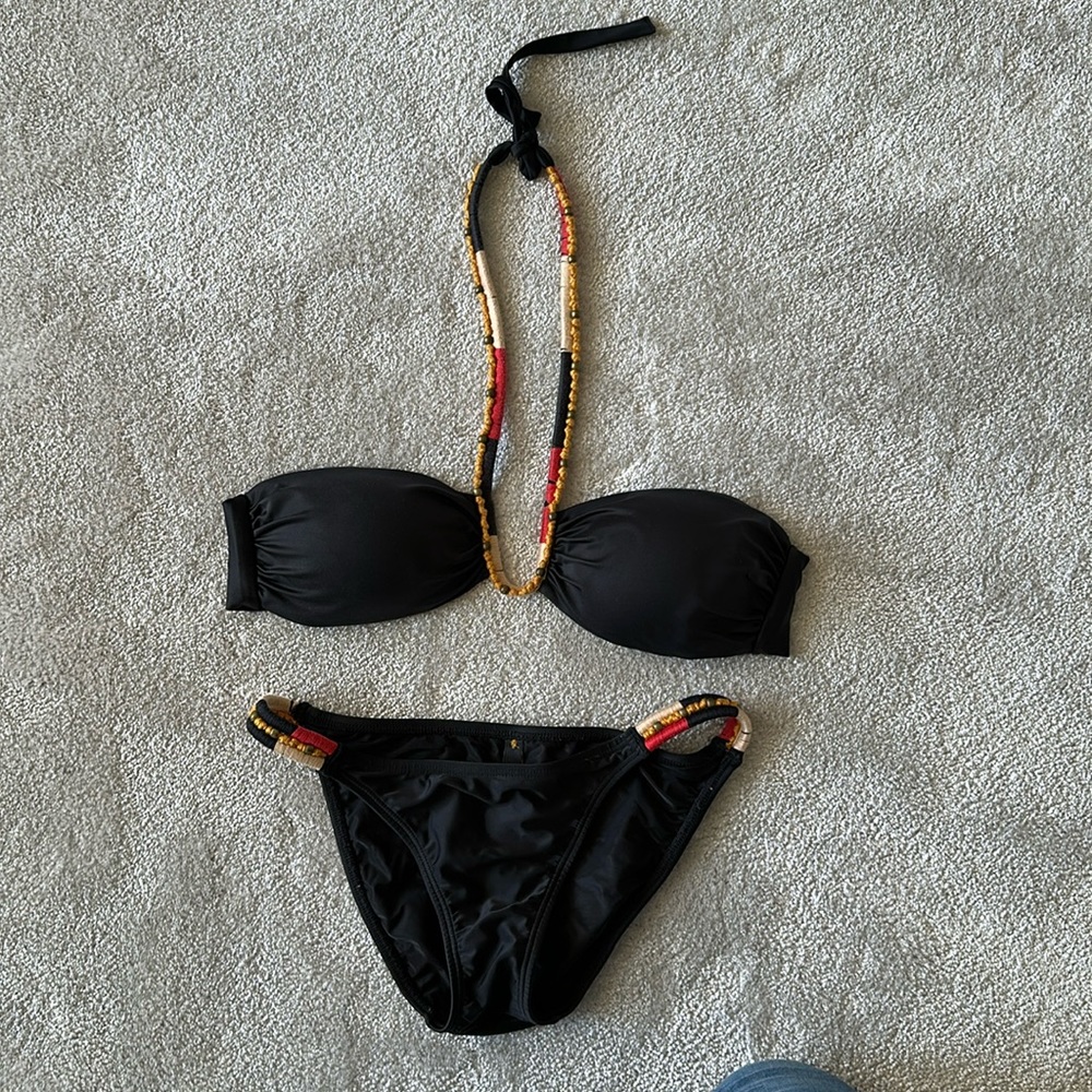 Vix Black and Gold Bikini